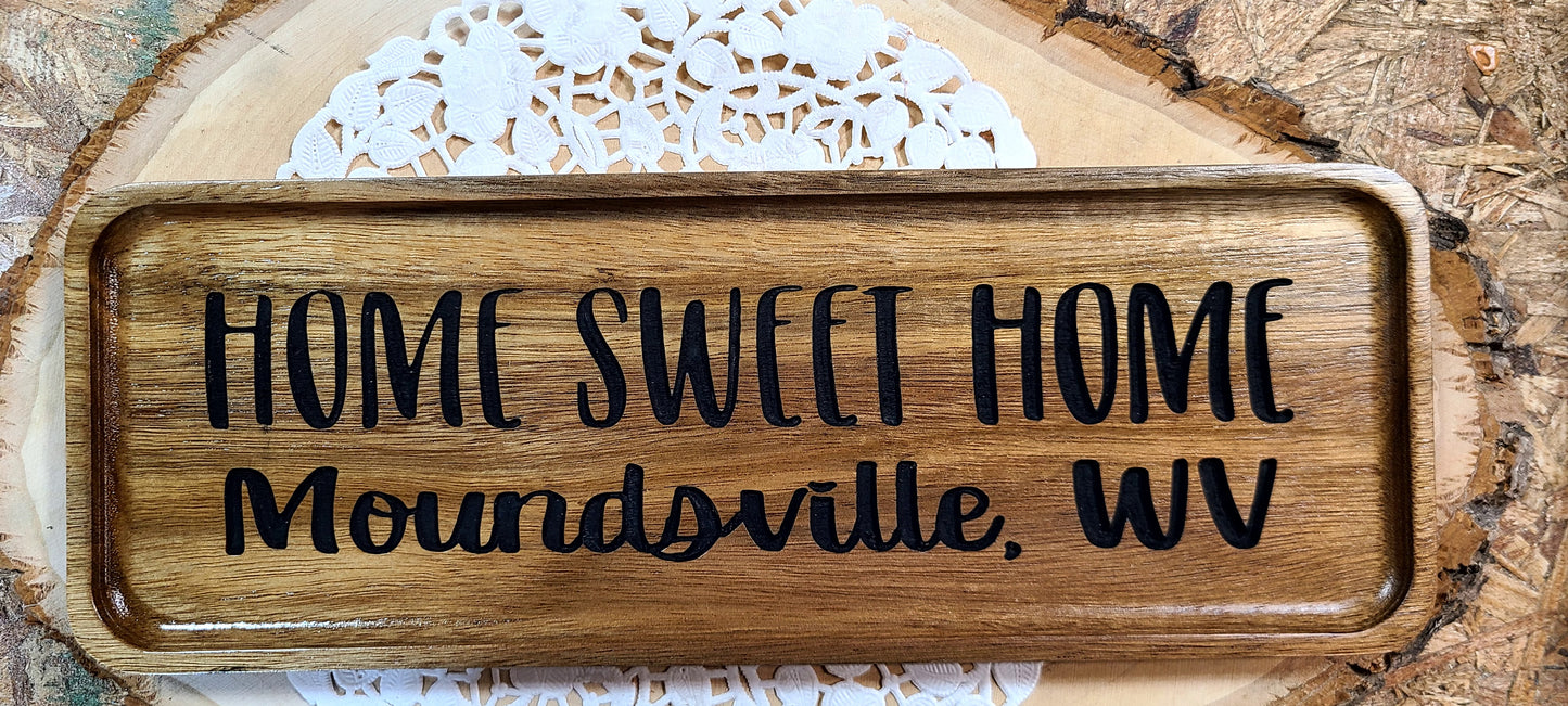 Personalized Wooden Trinket Trays