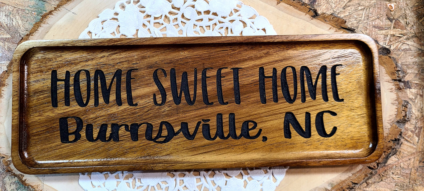 Personalized Wooden Trinket Trays