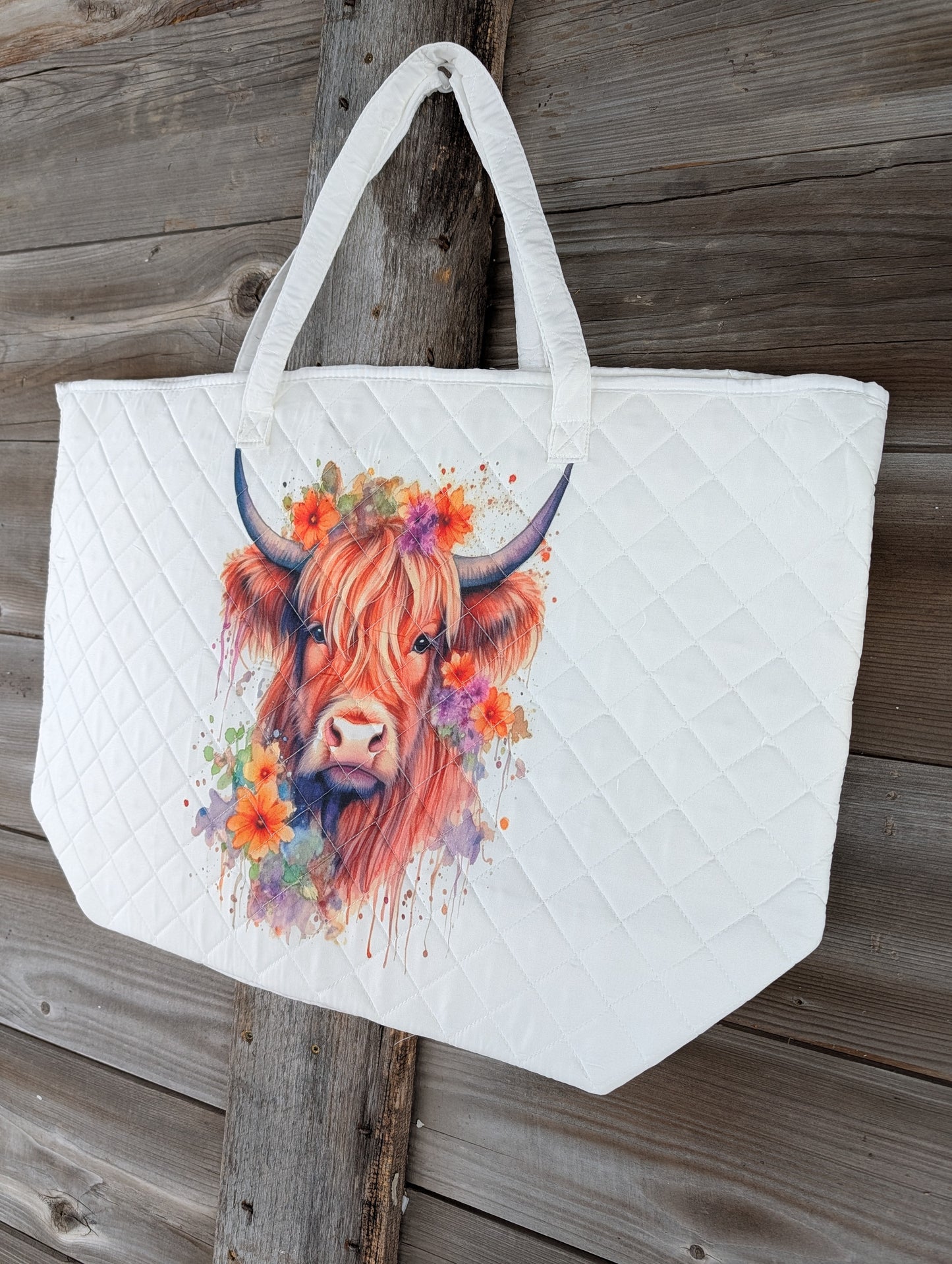 Highland Cow Tote