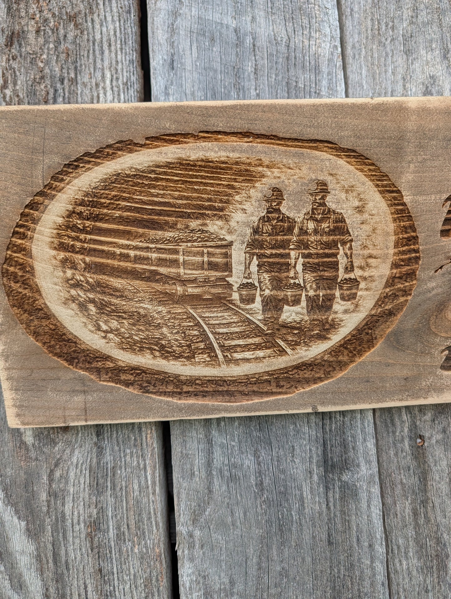 These Roots Run Deep Coal Miner Plaque