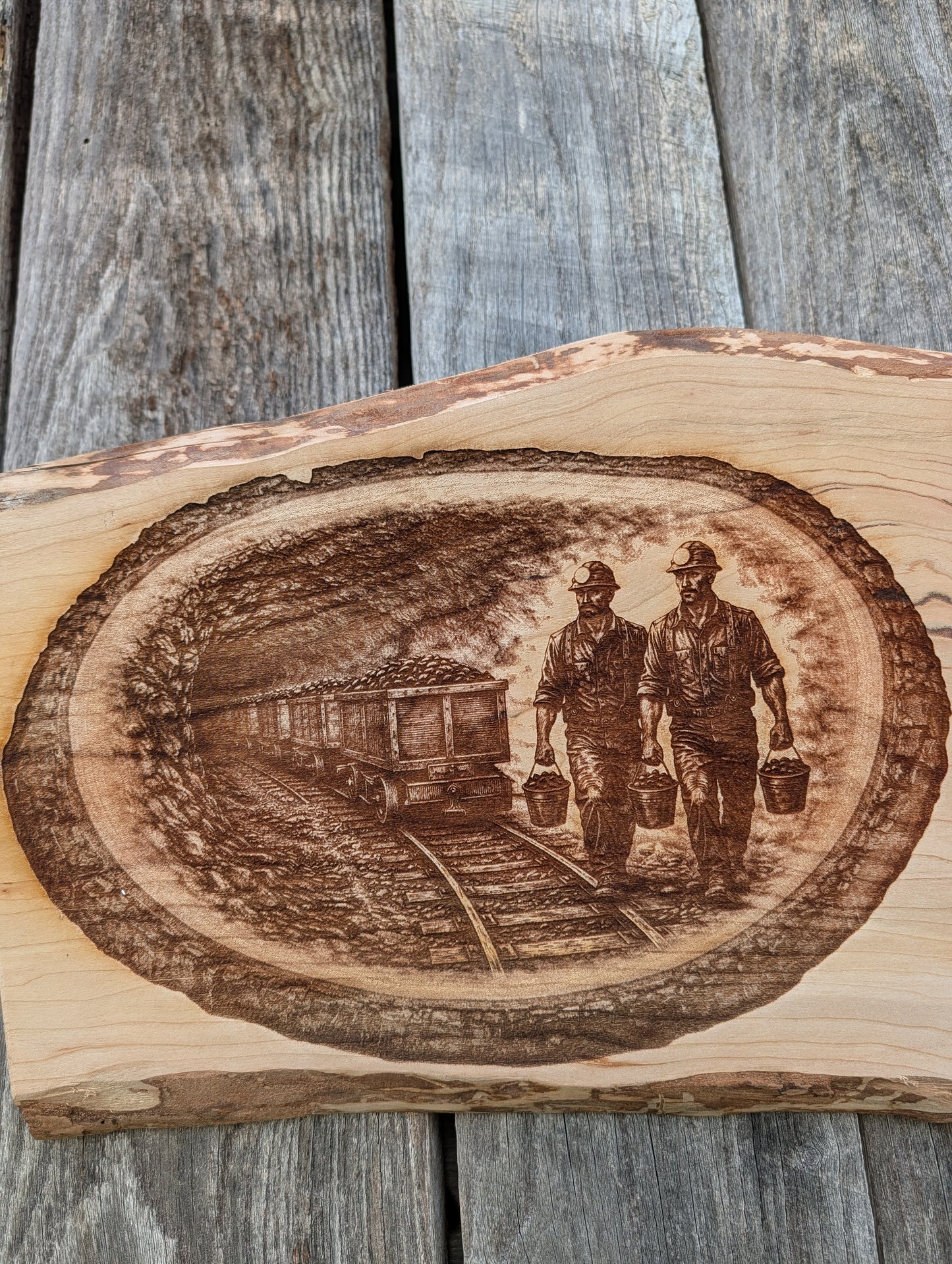 These Roots Run Deep Coal Miner Plaque