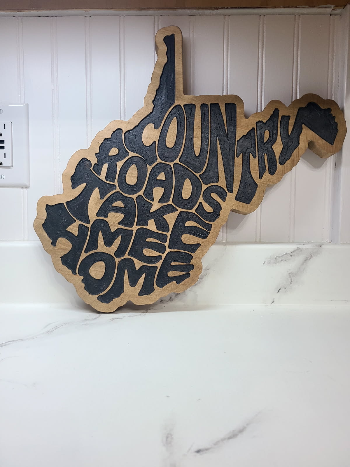 WV Country Roads Take Me Home WV Cutout