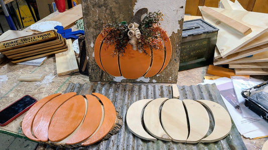 pumpkin template- our finished product